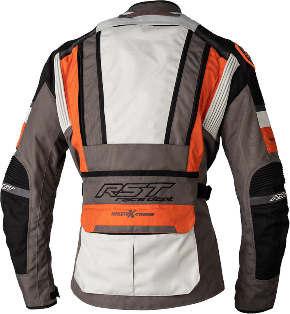 RST Pro Series Adventure-Xtreme Motorrad Textiljacke grau/orange M Abbildung 2