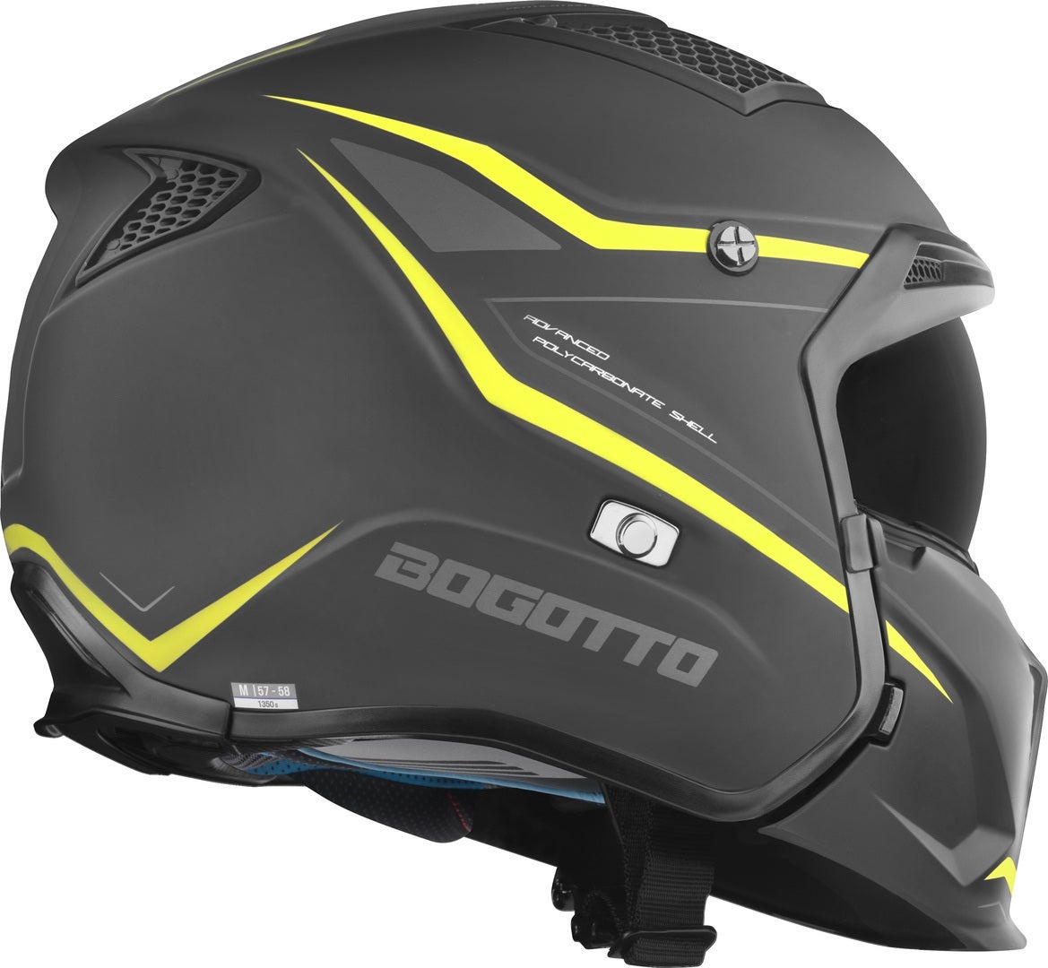 Bogotto Radic WN-ST 22.06 Casco giallo/nero M Figura 4