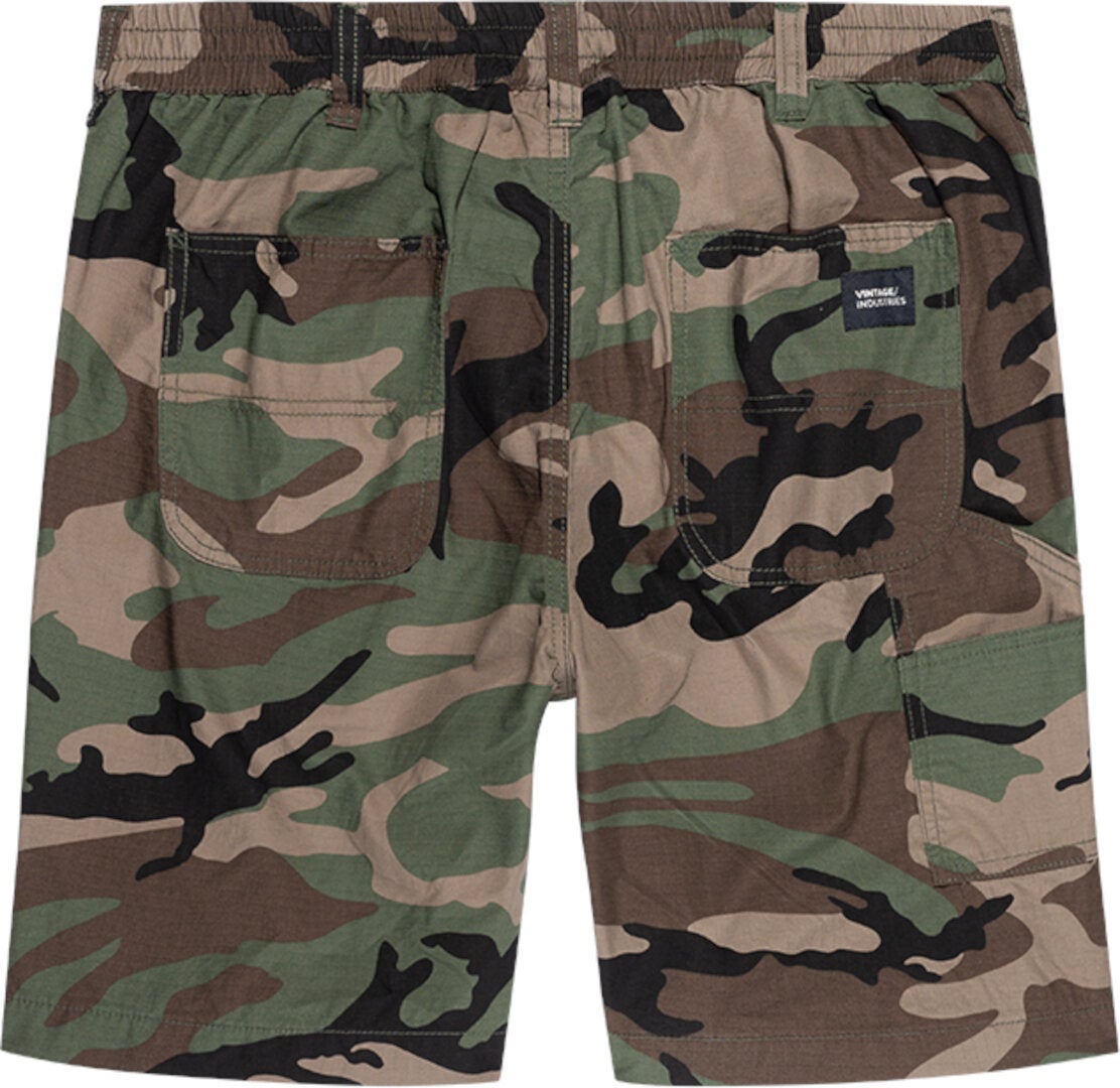 Vintage Industries Worker Camouflage Šortky XL Obrázek 2