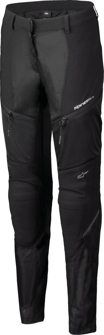 Alpinestars Women's Black Stella Troop-Air Pro Motorcycle Textile Pants