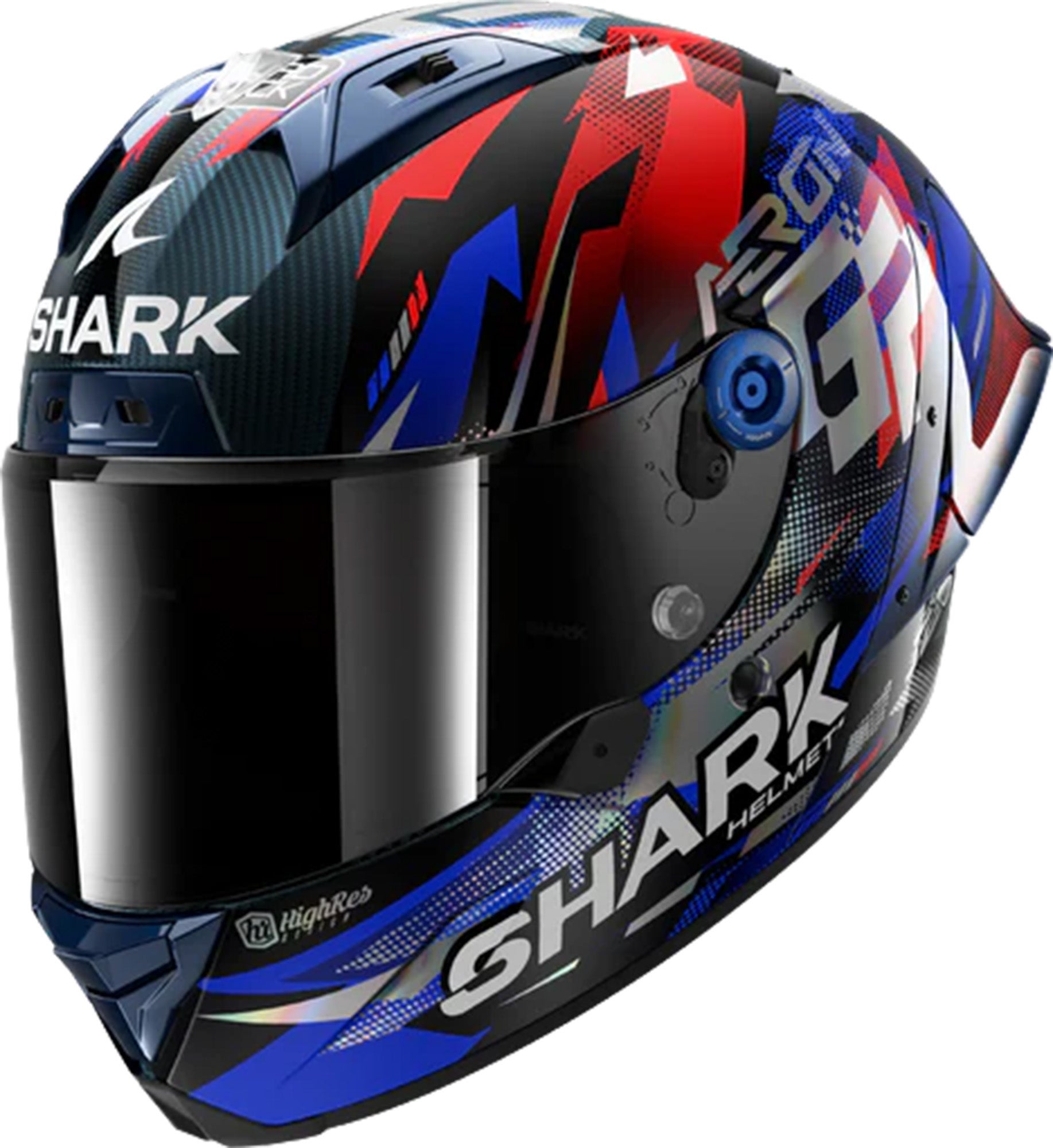 Shark Aeron-GP Fim Racing #1 Replica Zarco Victory 2025 Capacete Artigo principal Figura 1