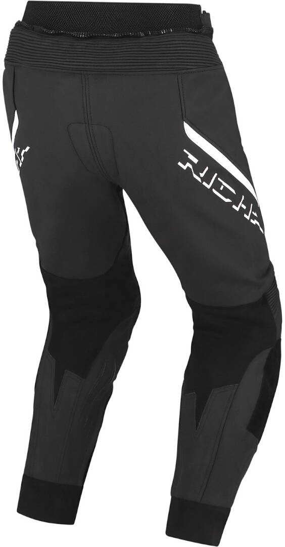 Richa Stradale Motorcycle Leather Pants black/white 60 Figure 2