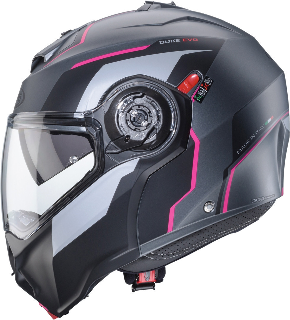 Caberg Duke Evo Move Hjälm grå/fuchsia XS (53/54) Figur 3