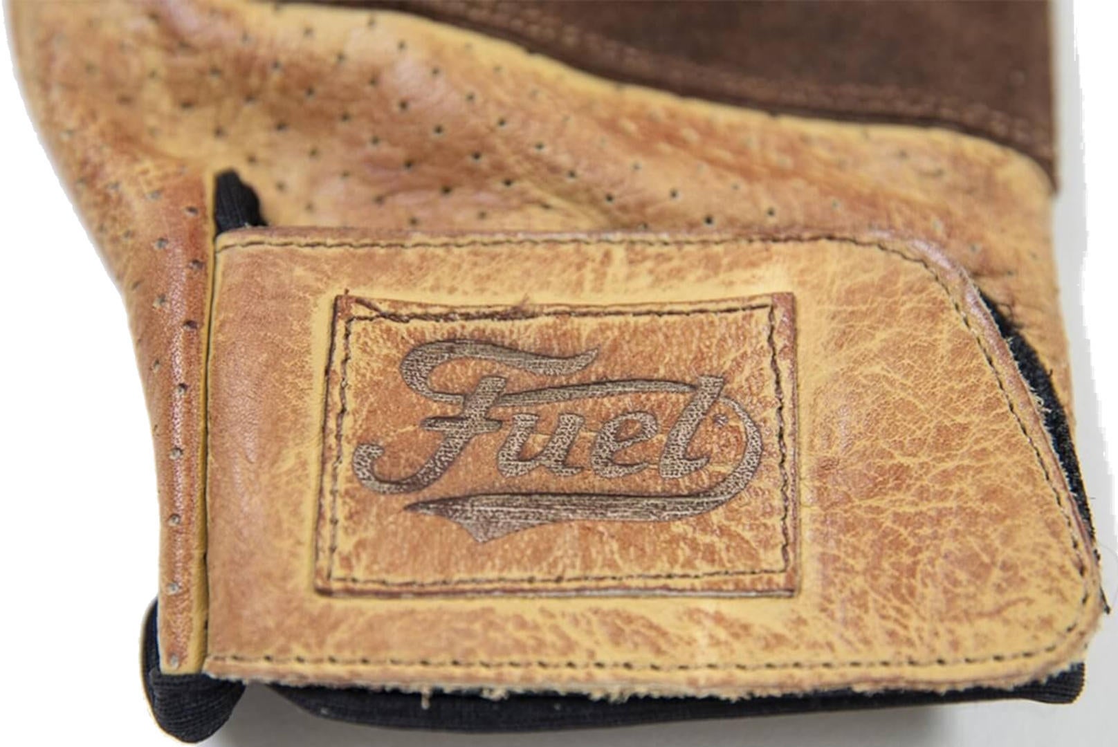 Fuel Rodeo Perforierte Motorradhandschuhe beige M Abbildung 5