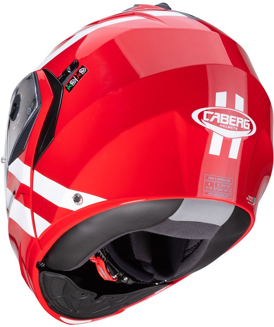 Caberg Duke II Superlegend Helm rood/wit Verlies (59/60) Figuur 4