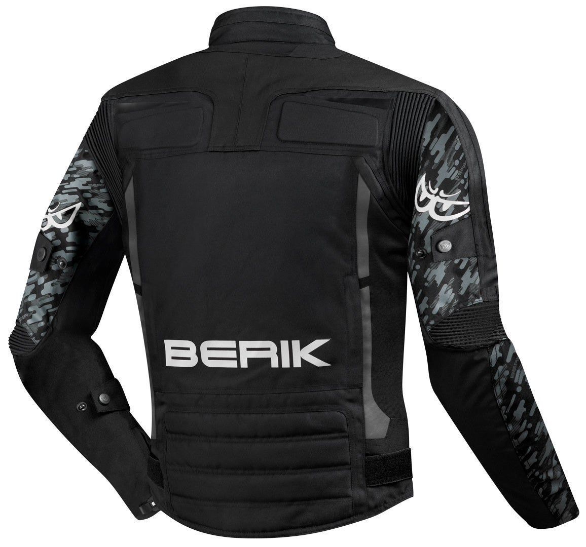 Berik Camo Street Waterproof Motorcycle Textile Jacket black/white 58 Figure 2