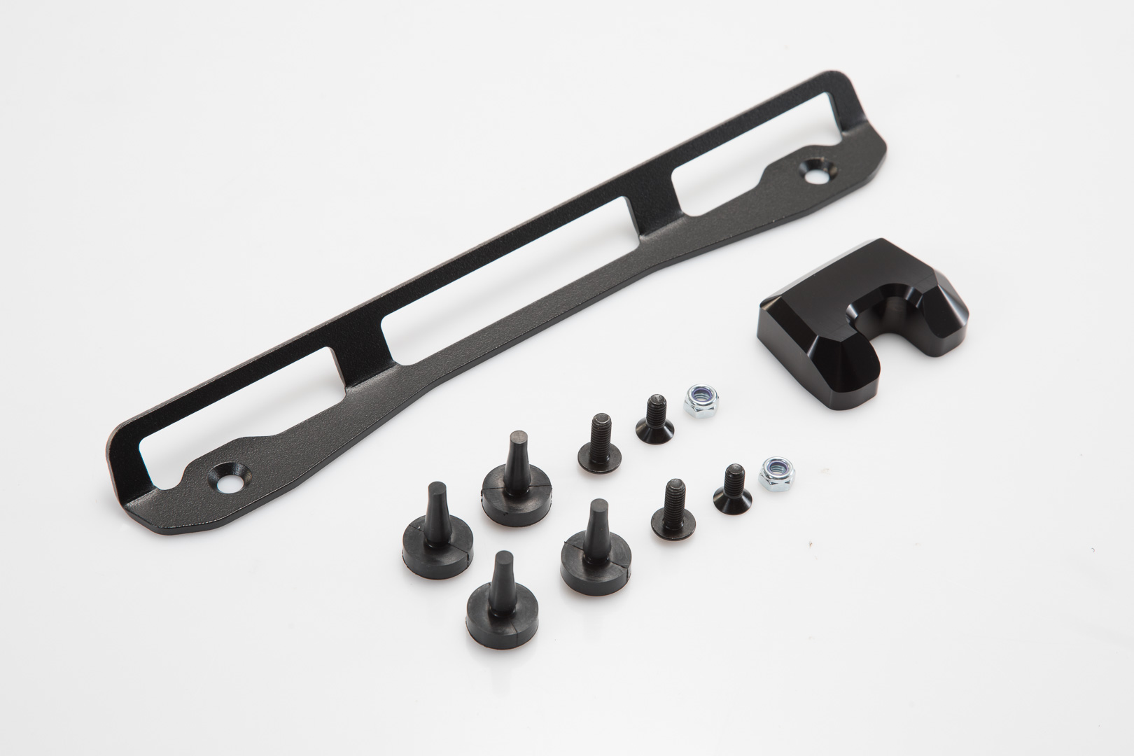 SW-Motech Adapter kit for ADVENTURE-RACK - Black. For Shad 2. Figure 1 SW-Motech Adapter kit for ADVENTURE-RACK - Black. For Shad 2. Figure 1