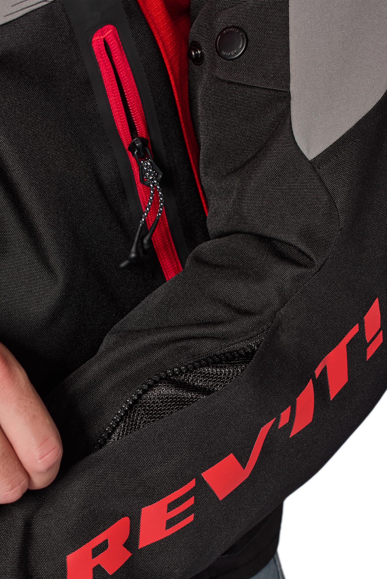 Revit Control H2O Motorcycle Textile Jacket black/red 2XL Figure 14