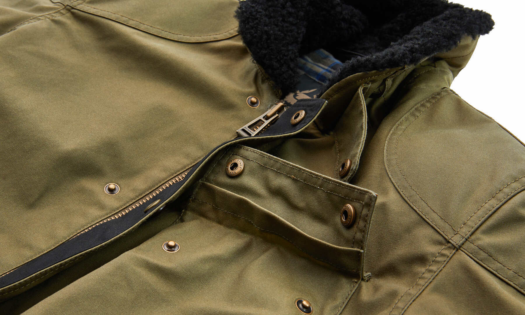 Belstaff Convoy Motorcycle Textile Jacket olive S Figure 4