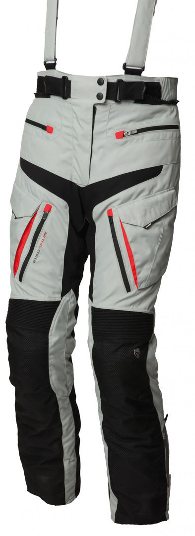 Modeka X-Renegade Pantaloni tessuto Ladies Grigio/nero chiaro Long 68 Figura 1