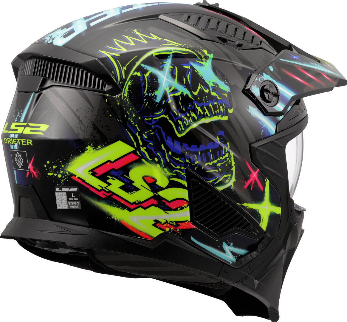 LS2 OF606 Drifter Rayz Casco da trial M (57/58) Figura 5