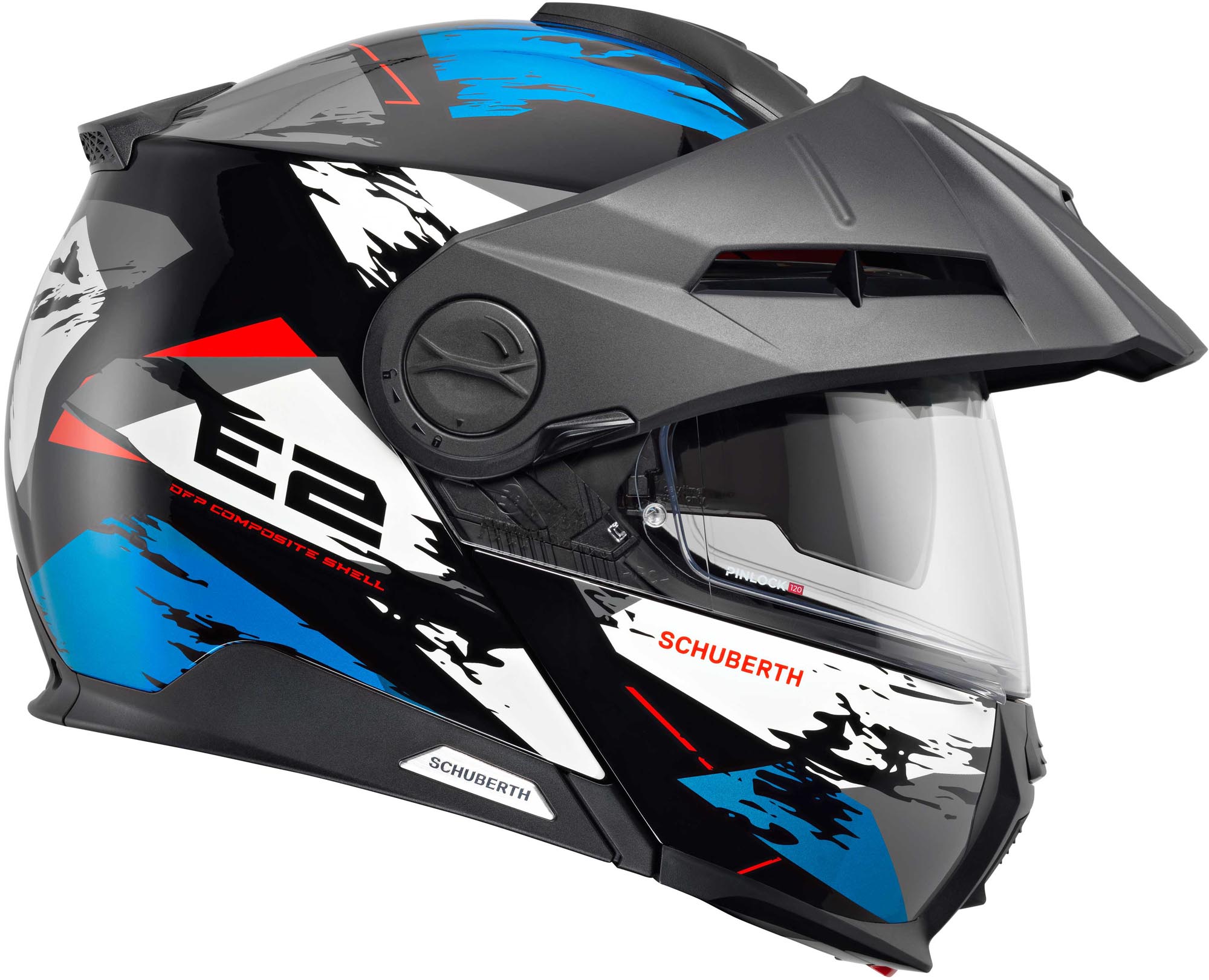 Schuberth E2 Trail Klapphelm blau/schwarz XXL (63) Abbildung 3