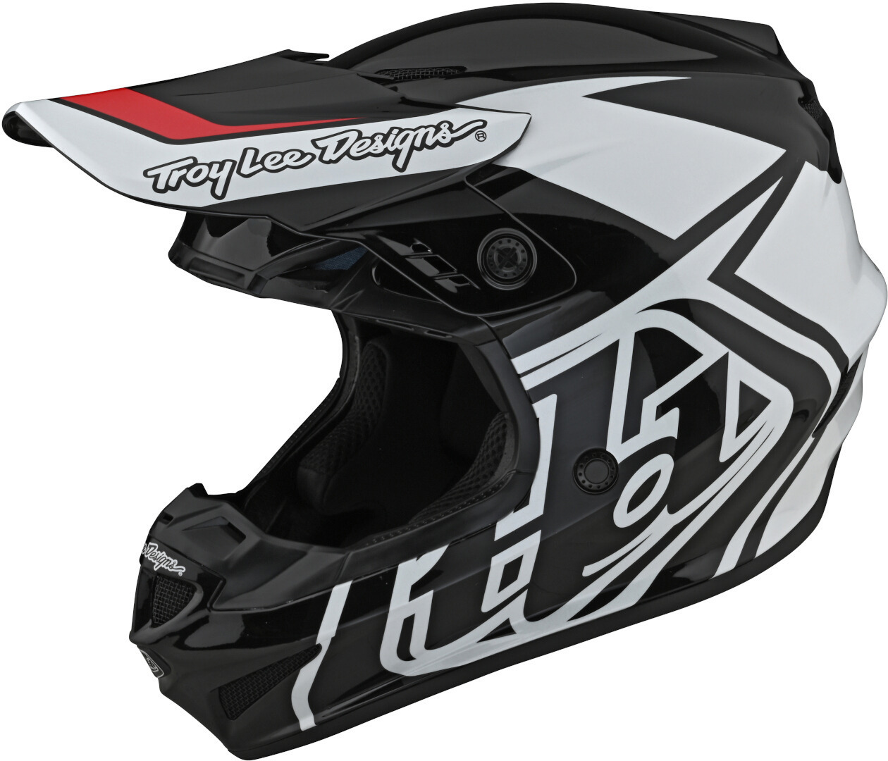 Troy Lee Designs GP Overload Motorcross helm zwart/wit M Figuur 1