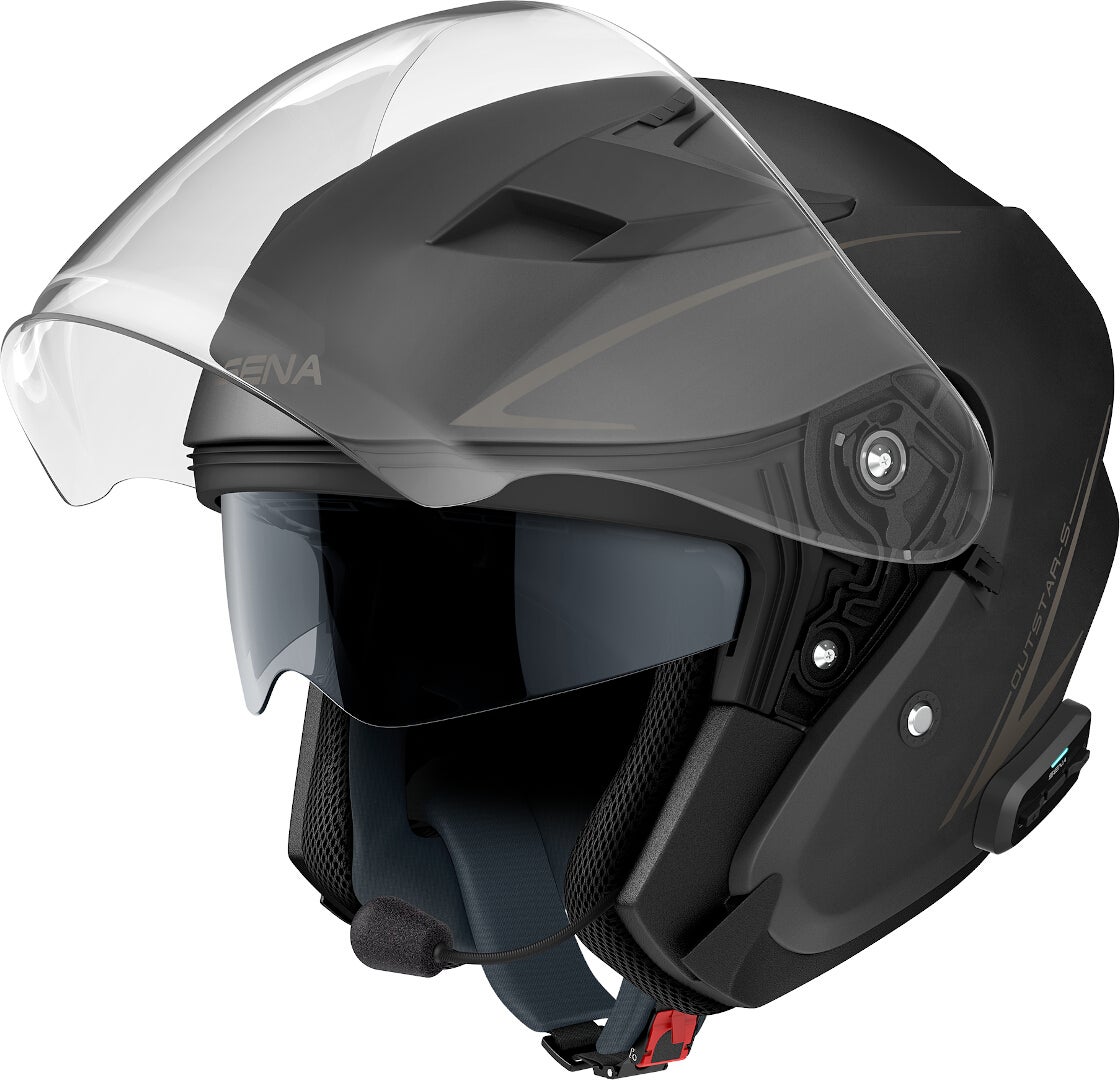 Sena OutStar S Jethelm schwarz matt XL (63/64) Abbildung 1