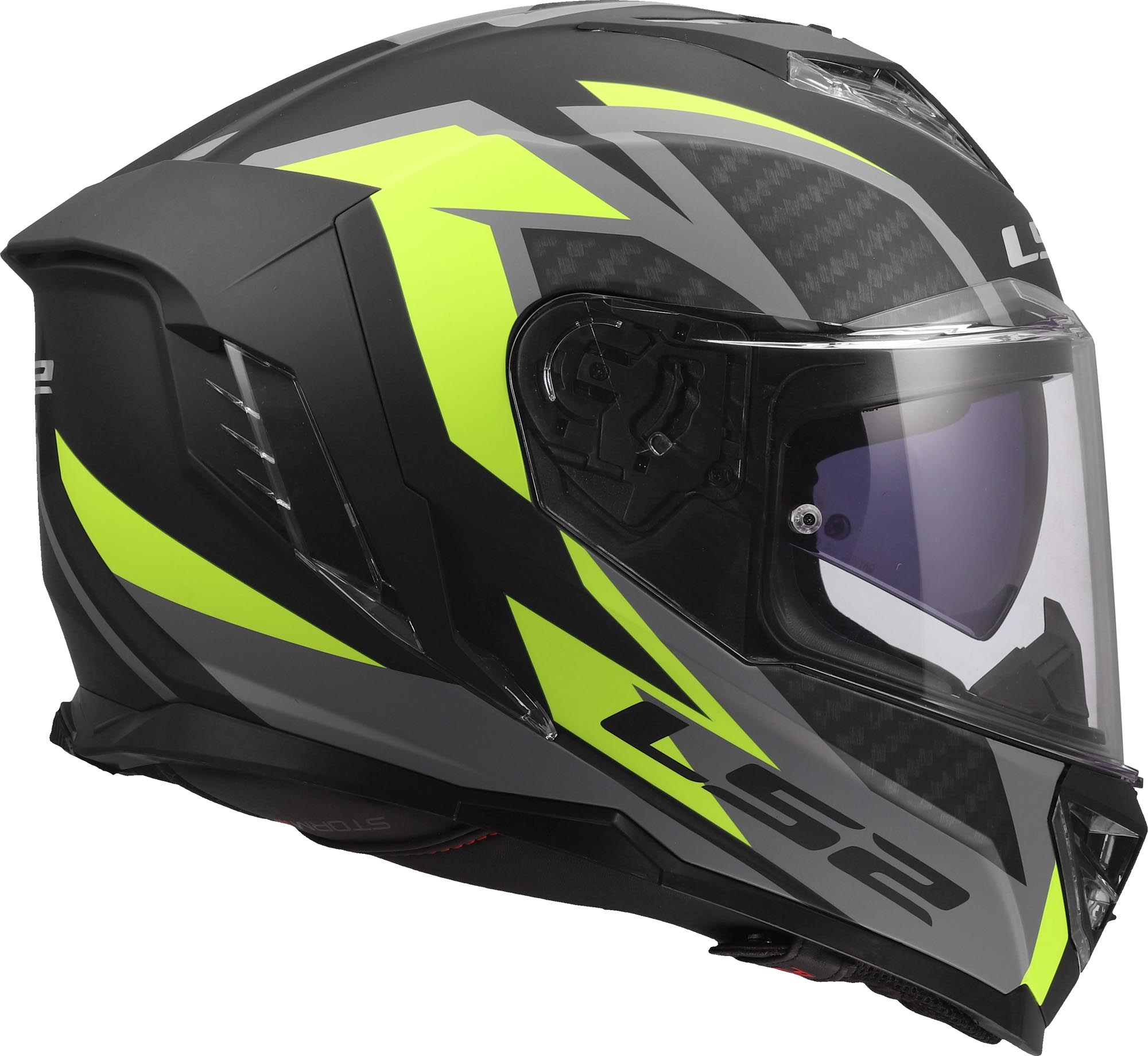 LS2 FF818 Storm III Dynamo Helm schwarz/gelb M (57/58) Abbildung 6