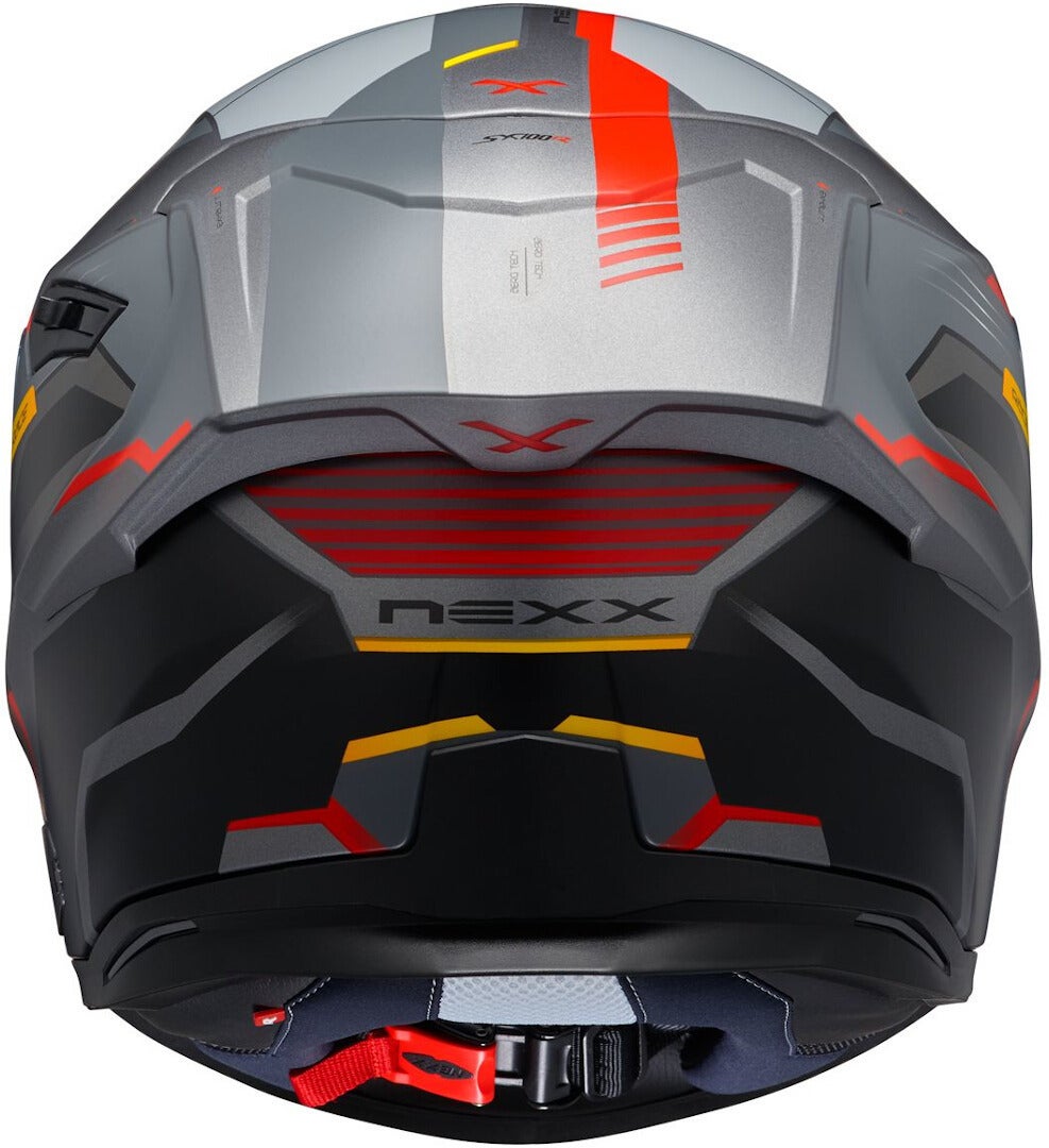 Nexx SX.100R Gridline Helmet grey/red S (55/56) Figure 3