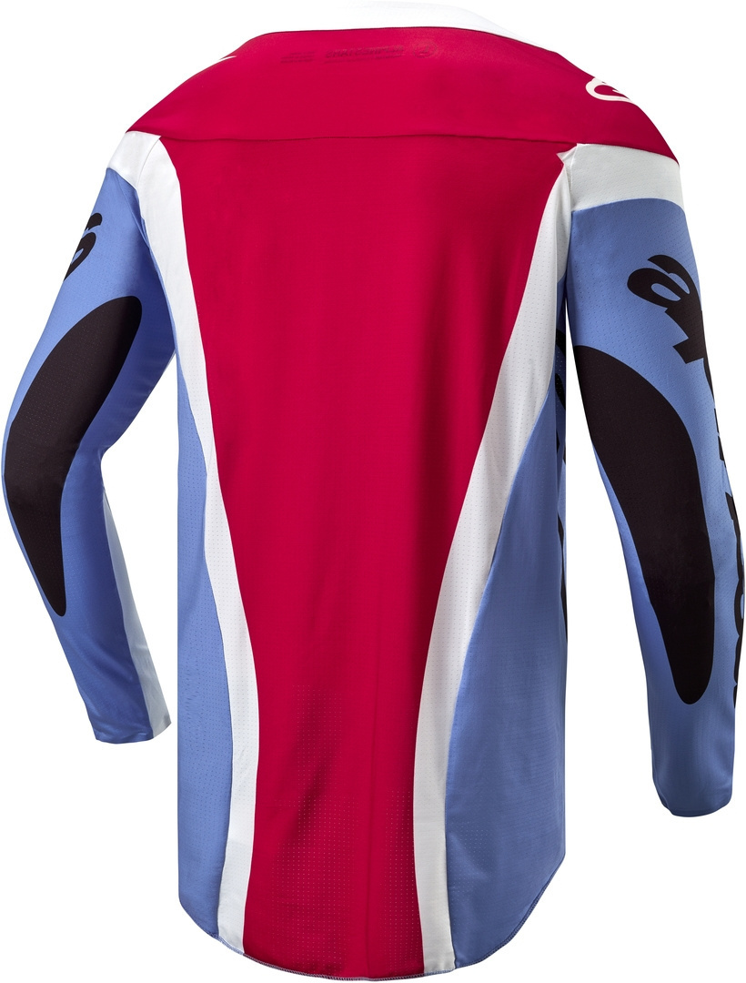 Alpinestars Techstar Ocuri Tricou de motocross Albastru deschis/Alb XXL Figura 2