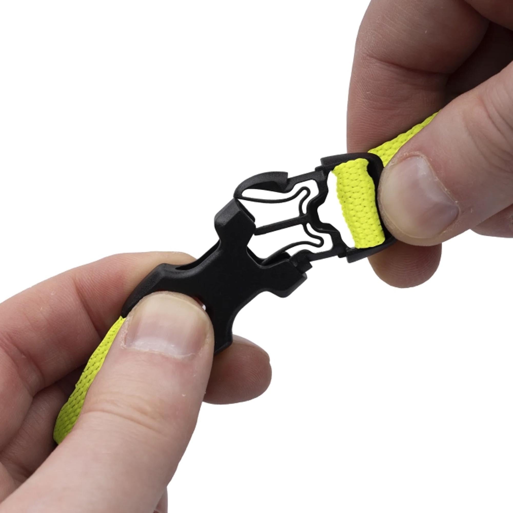 Oxford Atlas B-Clip 26mm Sangles de fixation jaune 80 cm Figure 2