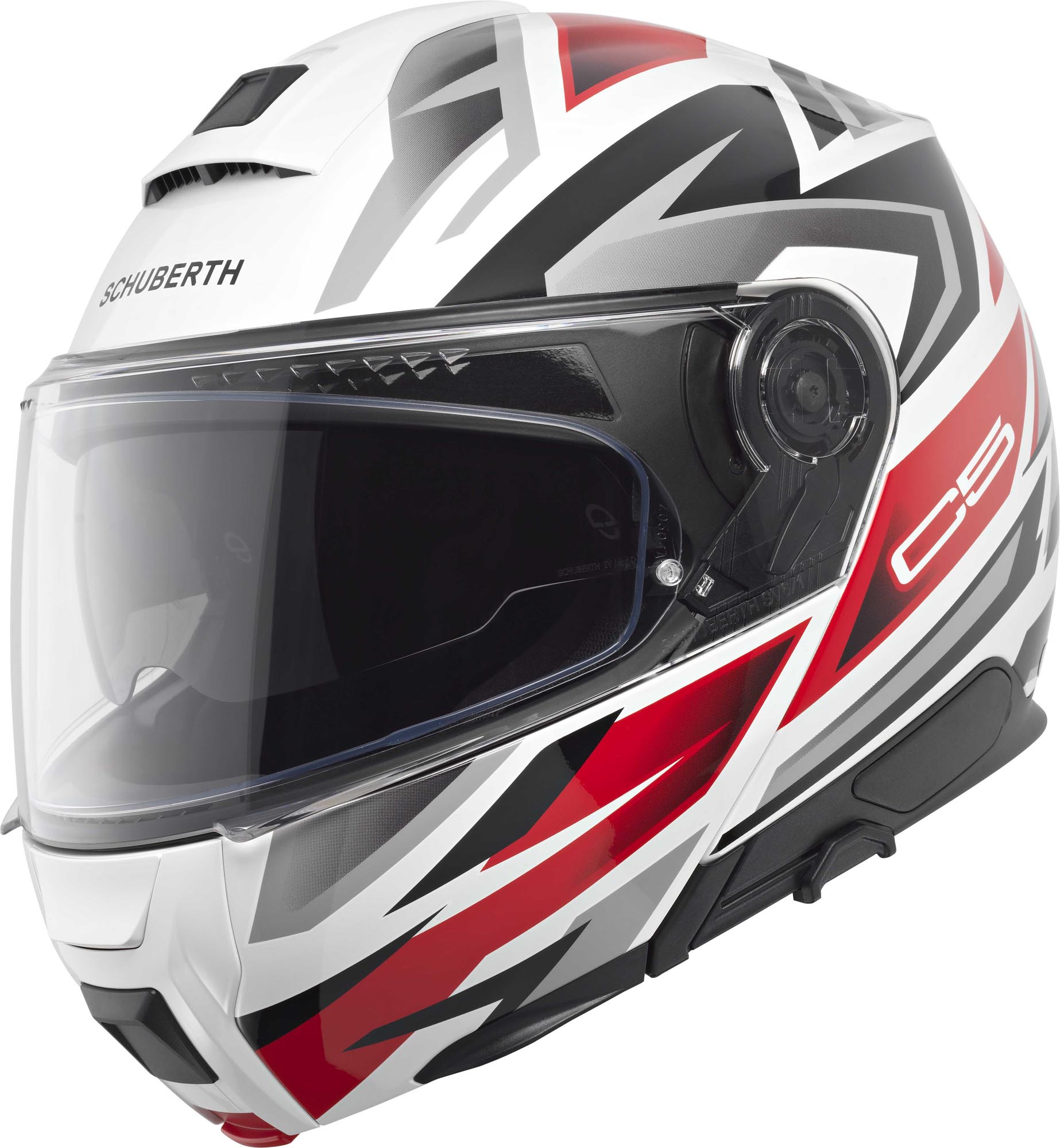 Schuberth C5 Zenith Casque Rouge/Blanc XL (61) Figure 1