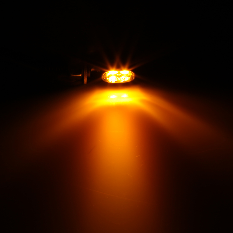 HIGHSIDER Smart Vision-TS LED-indikator Kropp Svart / Lins Rökt (Par), Fram och Bak Figur 5