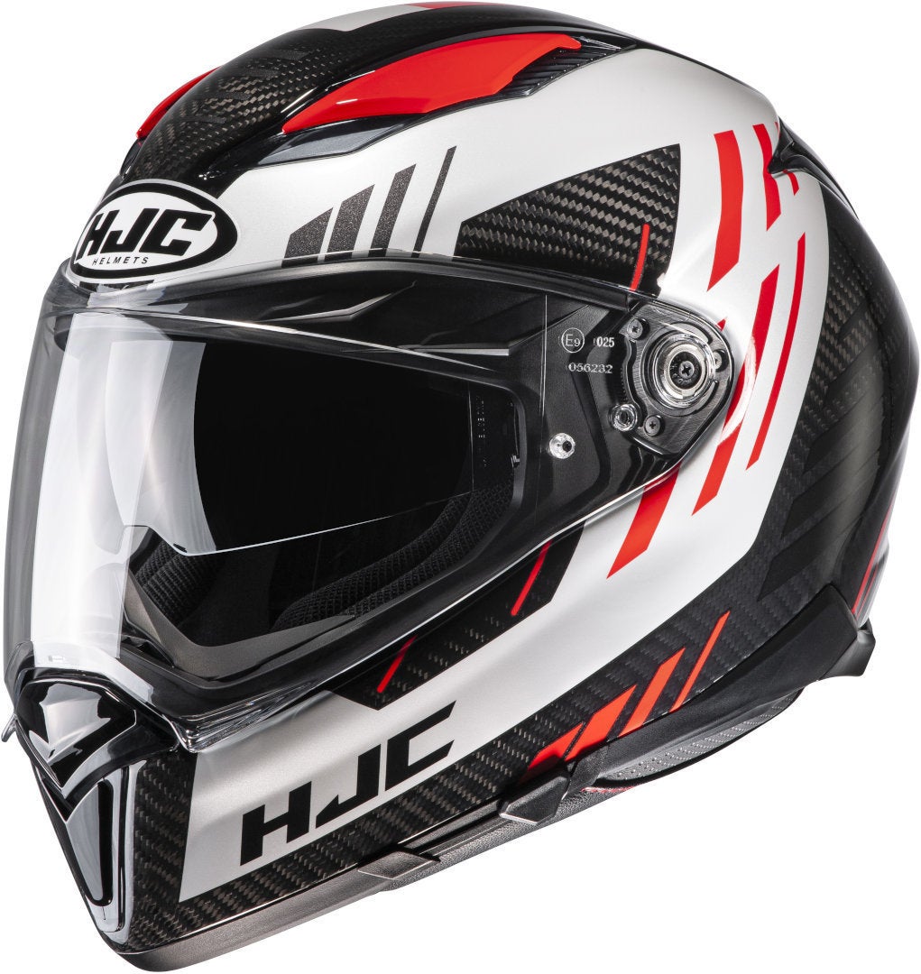 HJC F70 Carbon Kesta Casco nero/bianco/rosso L (59/60) Figura 1