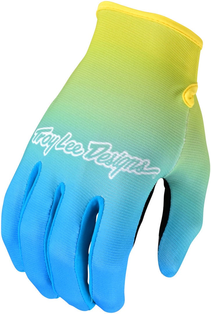 Troy Lee Designs Flowline Faze Motocross handsker blå/gul S Figur 1