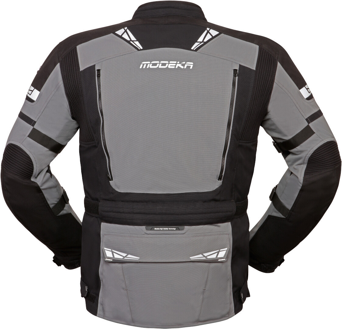 Modeka Panamericana 2 Motorrad Textiljacke grau/schwarz L Abbildung 2