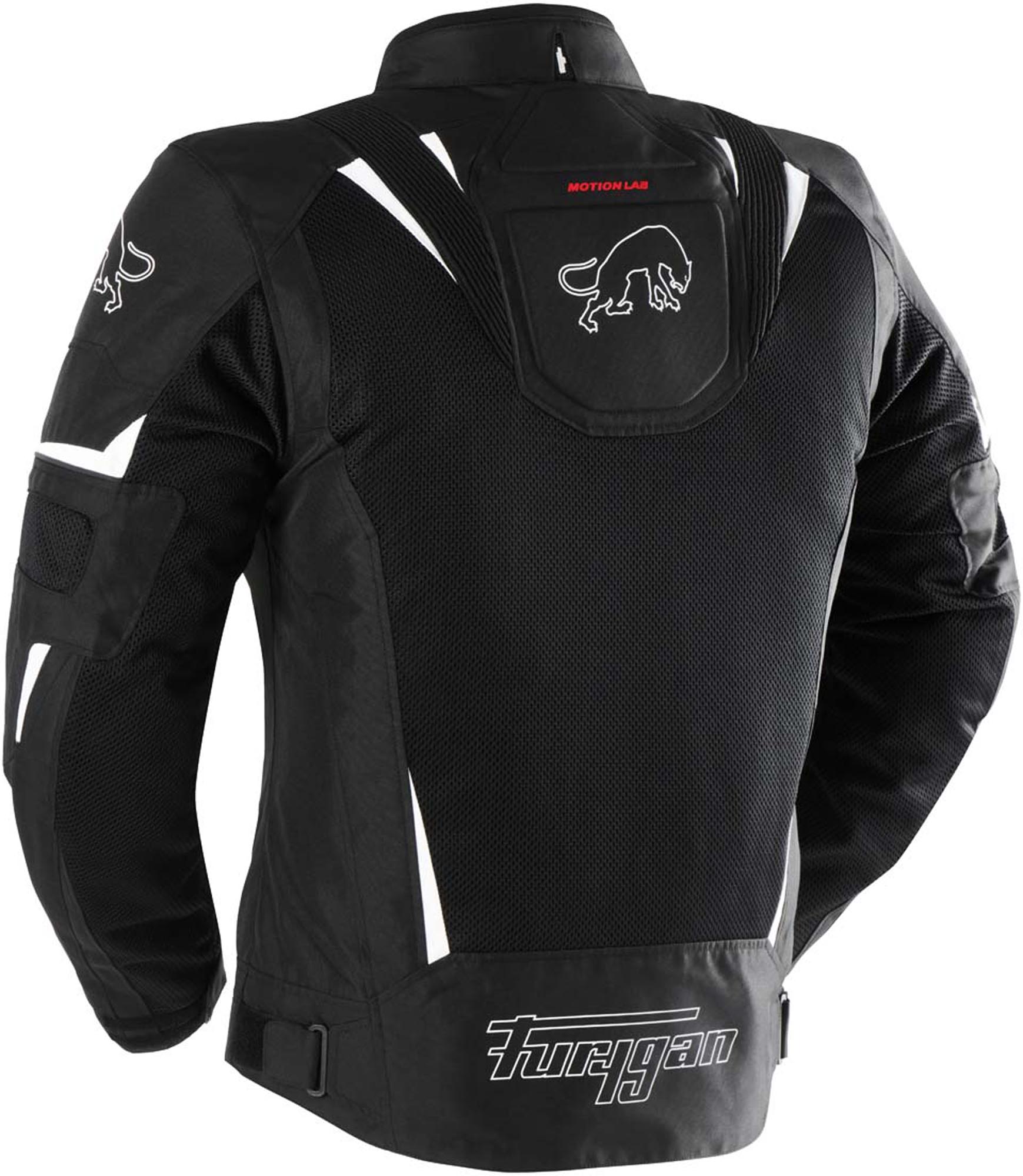 Furygan Ultra Spark 3in1 Vented+ Motorcycle Textile Jacket black/white M Figure 4