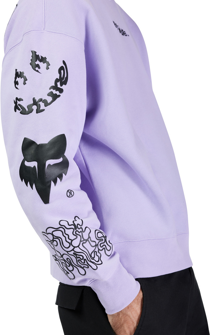 FOX Hello Future Oversized Crew 套頭衫 紫色 XXL 圖4