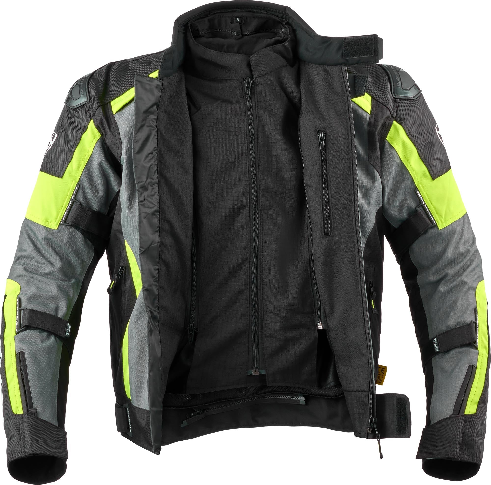 Side view of MUGENRACE Romano waterproof Motorcycle Textile Jacket