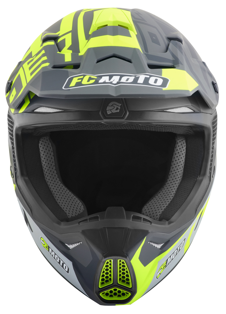 FC-Moto Merkur Flex Motocross Hjälm svart/gul XL Figur 4