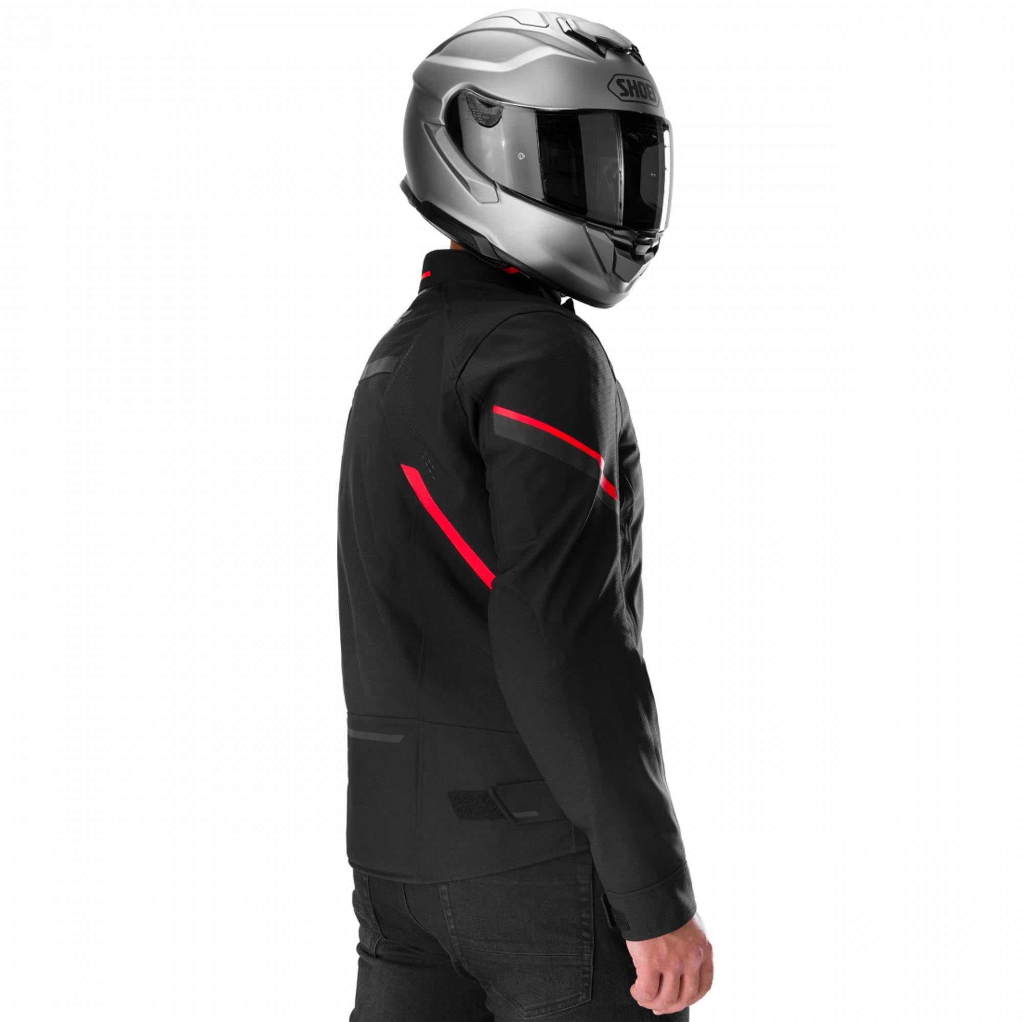 SHIMA Rush 3.0 Motorcykeltextiljacka svart/röd M Figur 5