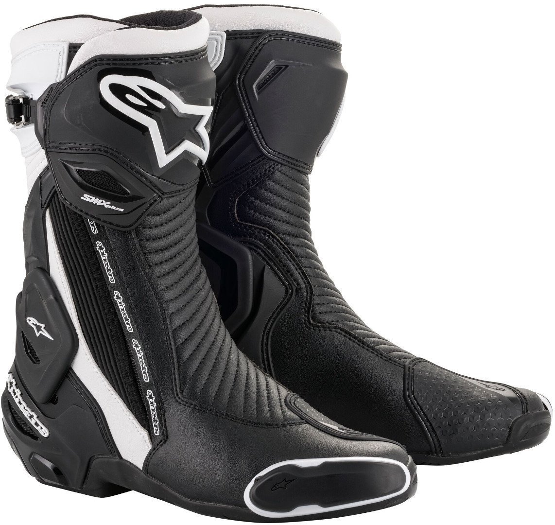 Alpinestars SMX Plus v2 Motorcycle Boots black/white 44 Figure 1