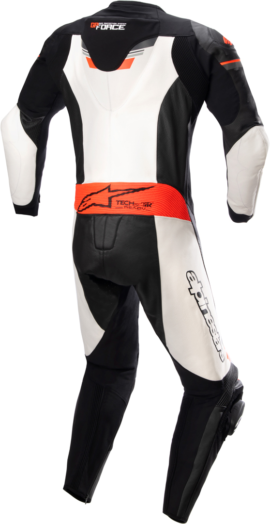 Alpinestars GP Force Chaser Costum de piele de motocicletă One Piece Negru/Alb/Roșu 58 Figura 2