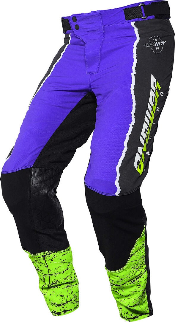 Answer Trinity Pro Glow Motocross Hose schwarz/lila 38 Abbildung 1
