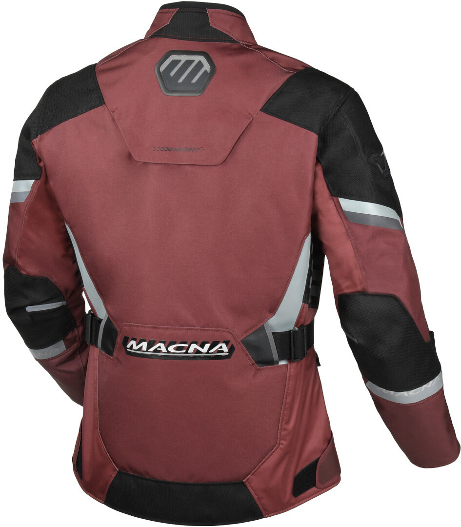 Macna Zastra waterproof Ladies Motorcycle Textile Jacket dark red S Figure 2