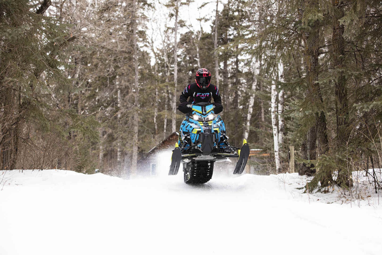 FXR Team FX Jaqueta Snowmobile Ladies preto/azul 4 Figura 3