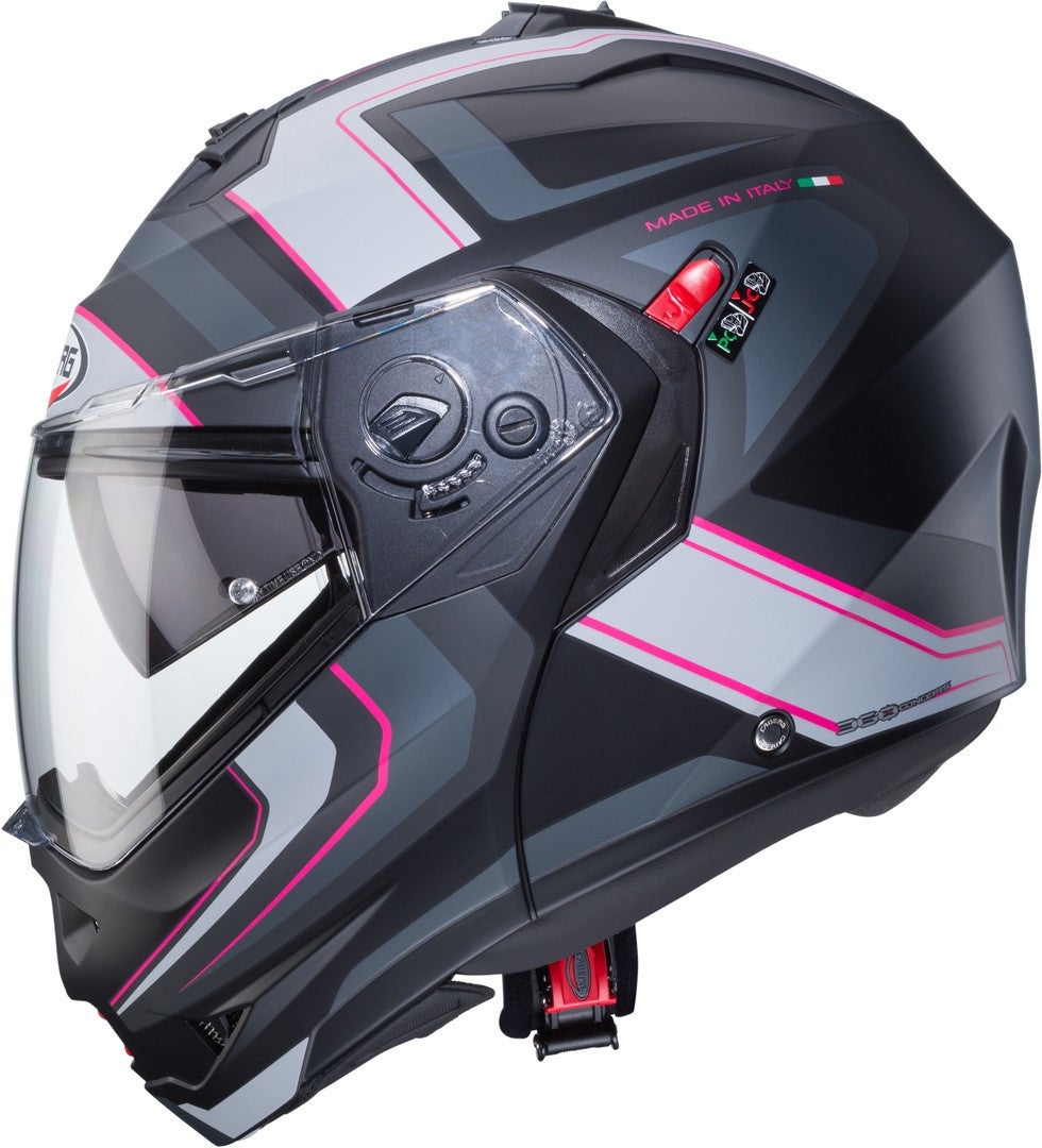 Caberg Duke X Tour Klapphelm grau/fuchsia S (55/56) Abbildung 3