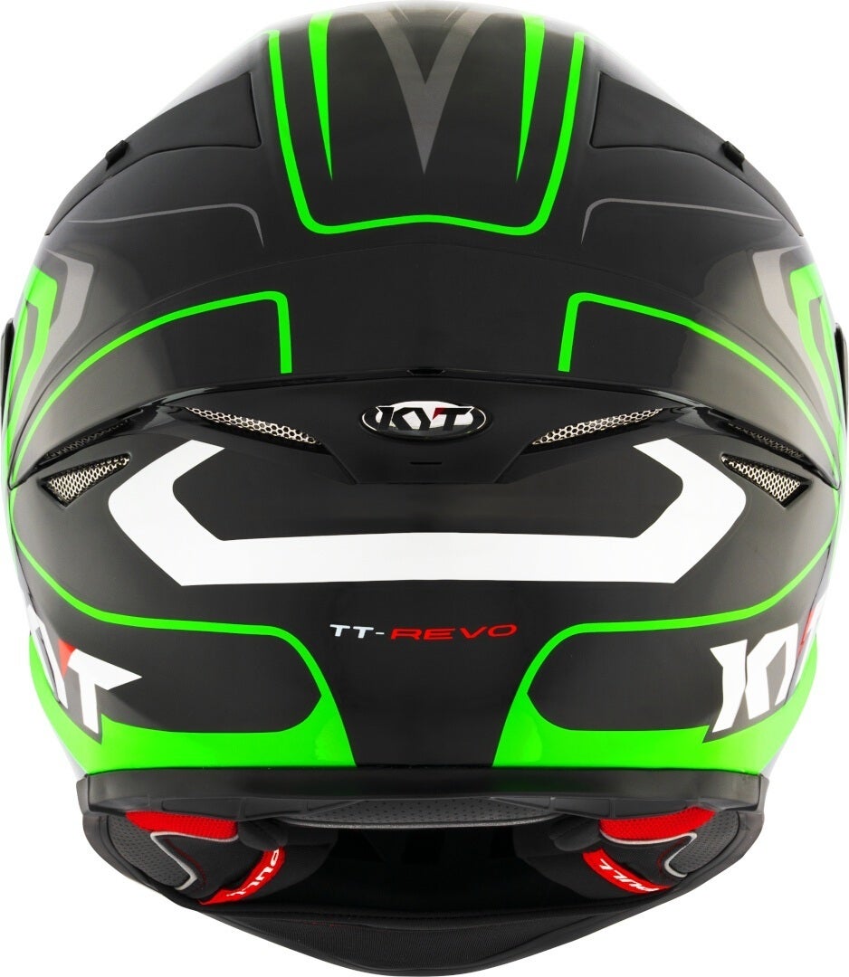 KYT TT-Revo Overtech Helm schwarz/grün XL (61/62) Abbildung 4