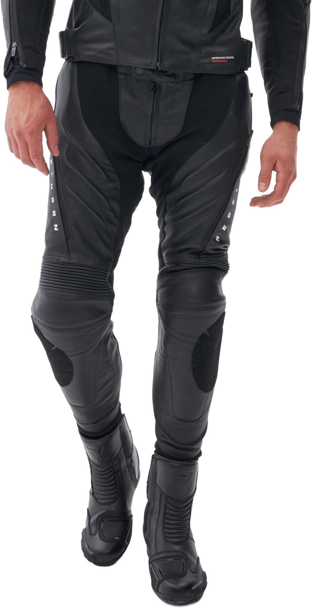 Side view of Rebelhorn Veloce Motorcycle Leather Pants