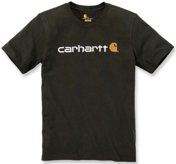 Carhartt EMEA Core Logo Workwear Short Sleeve Triko tmavě zelená L Obrázek 1