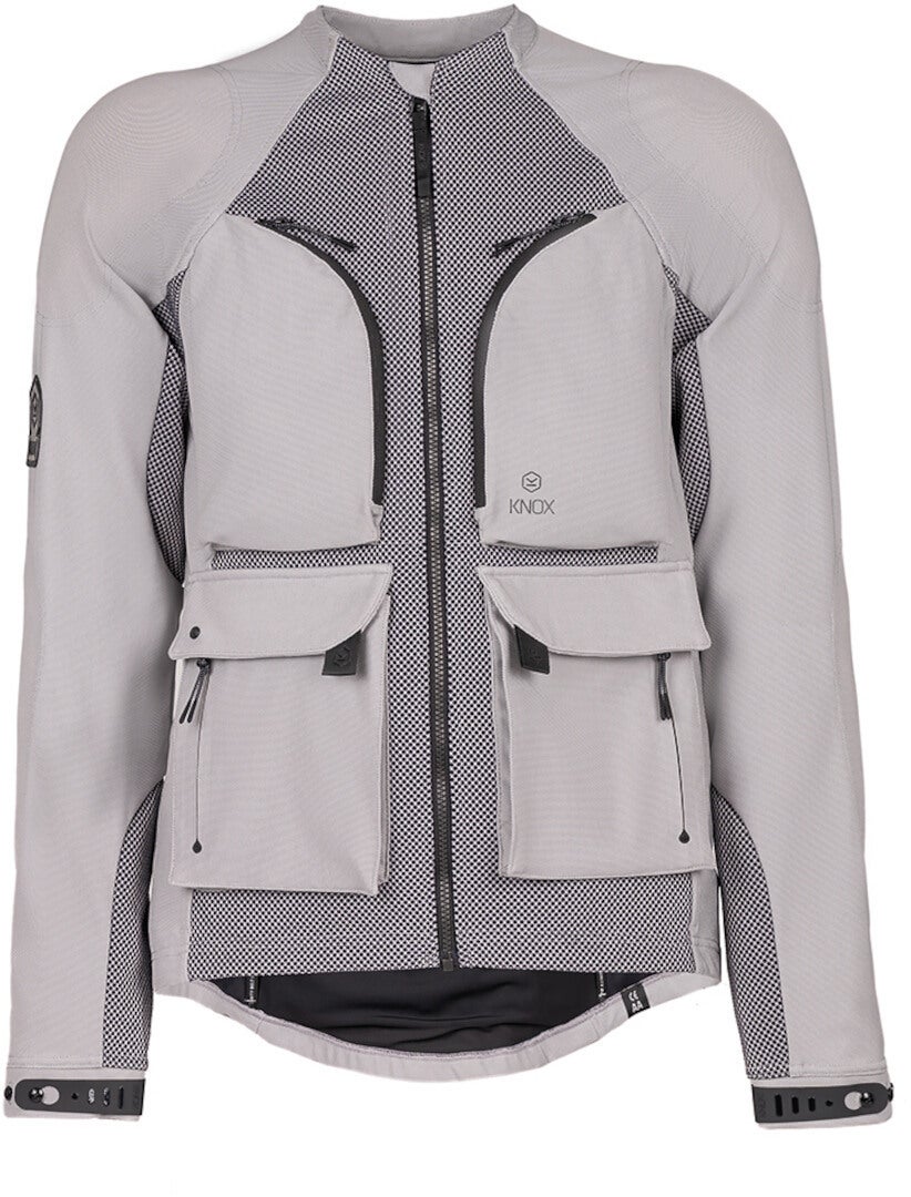 Knox Tor Protector Jacket with Rain Jacket grey M Figure 2