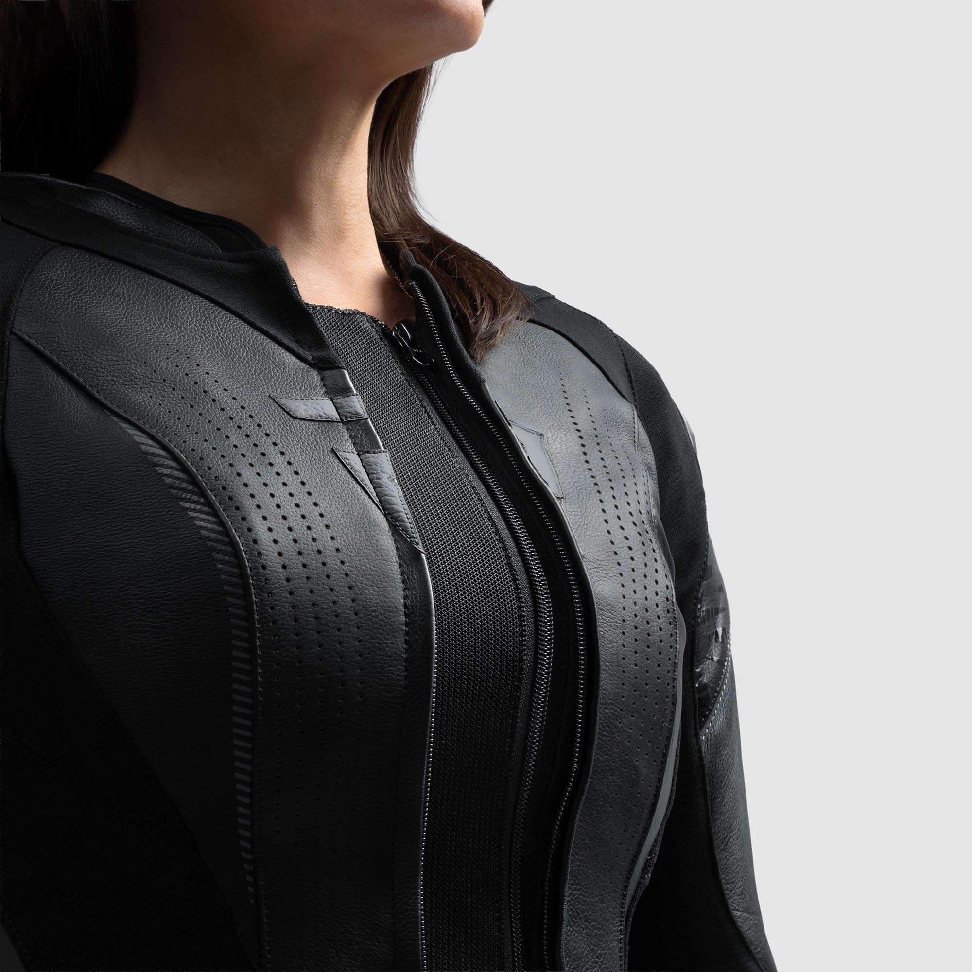 Rebelhorn Diva RS Damen Motorrad Lederjacke schwarz 36 Abbildung 4