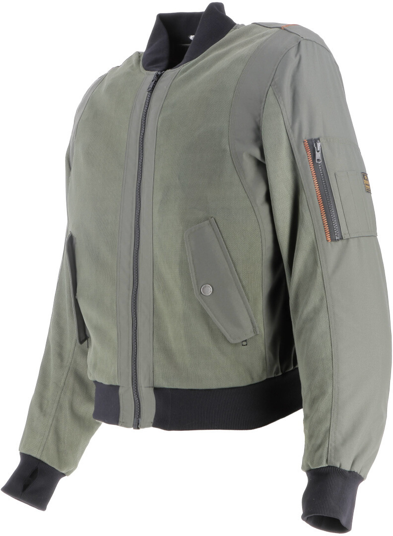 Helstons Elis Air Motorrad Textiljacke khaki XXL Abbildung 3