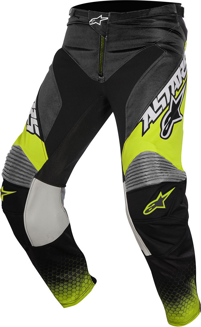 Alpinestars Racer Supermatic Motocross byxor 2017 svart/gul 28 Figur 1