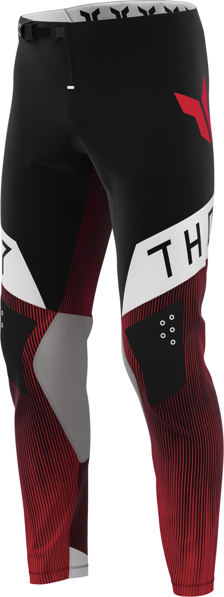 Thor Sportmode Vanish Pantaloni da motocross nero/rosso 29 Figura 1
