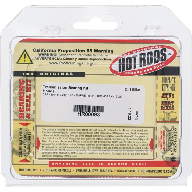HOT RODS Växellåda lager kit - Honda CRF 450 R / RWE / RX Figur 5