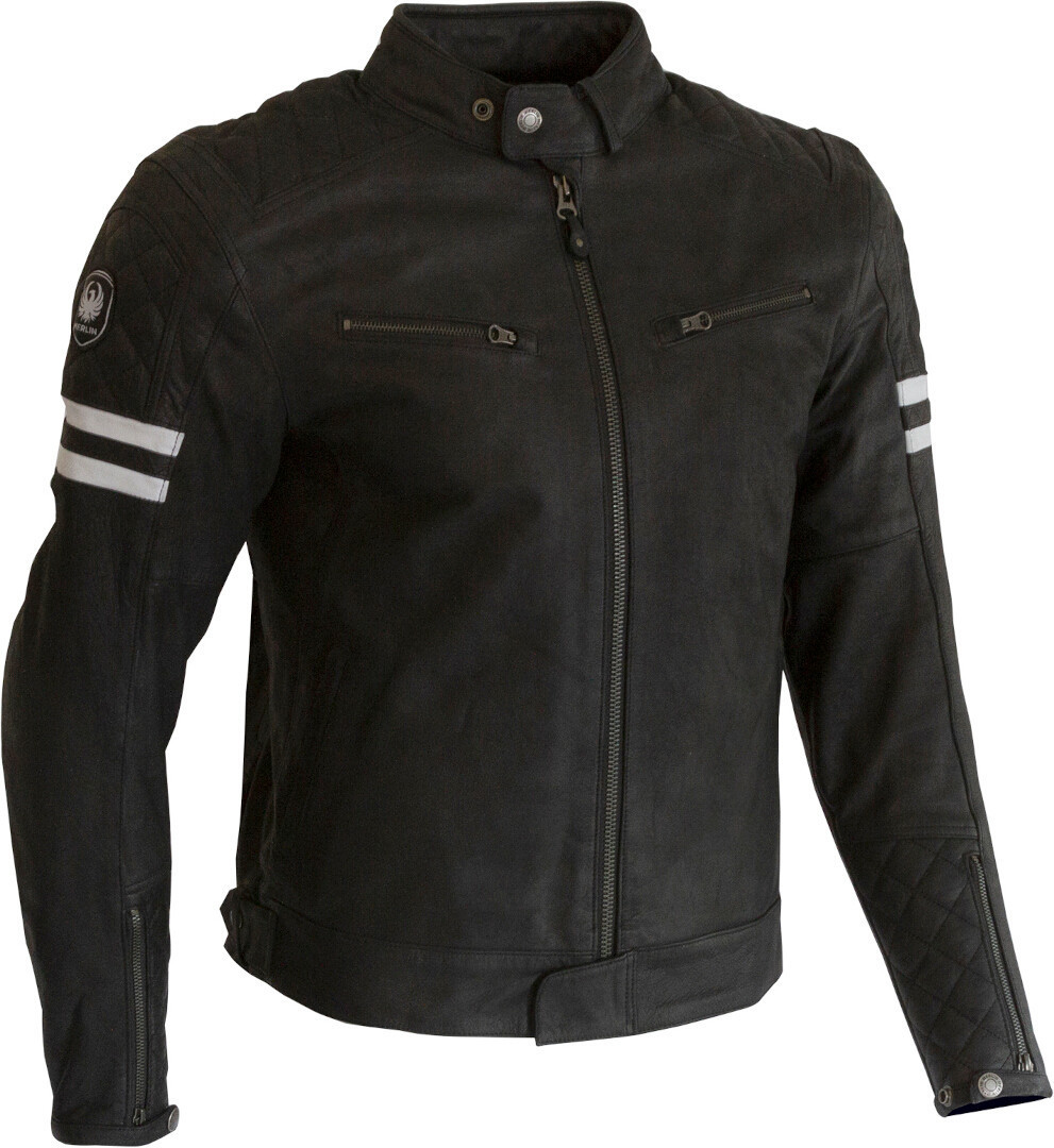 Side view of Merlin Hixon II D3O Motorcycle Leather Jacket