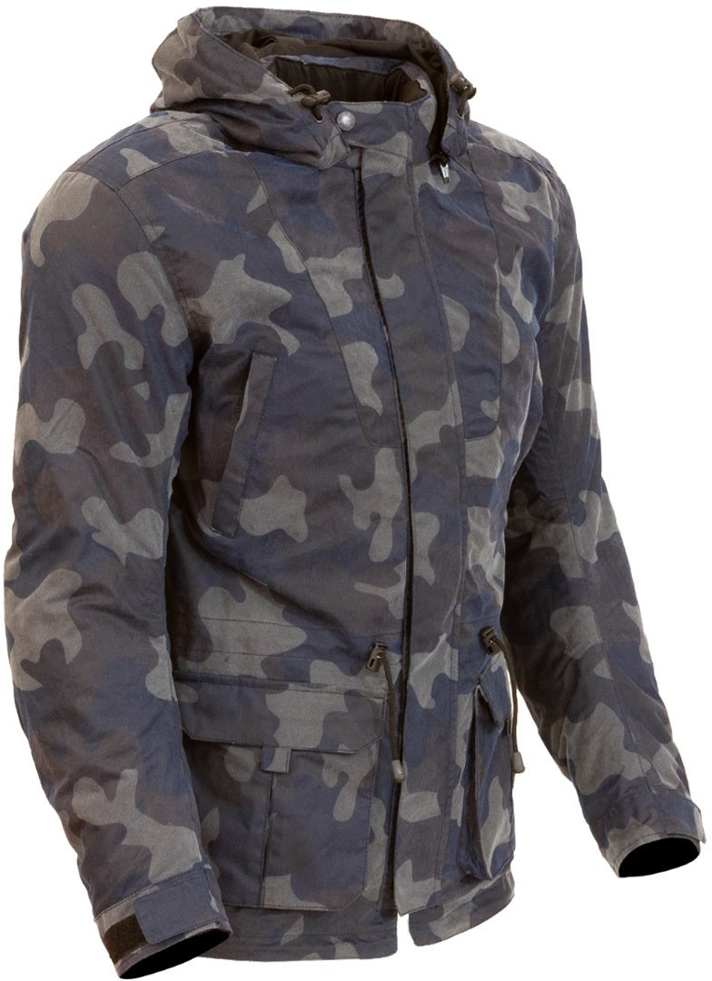 Merlin Belmot Camo Motorcycle Waxed Jacket dark blue 3XL Figure 3