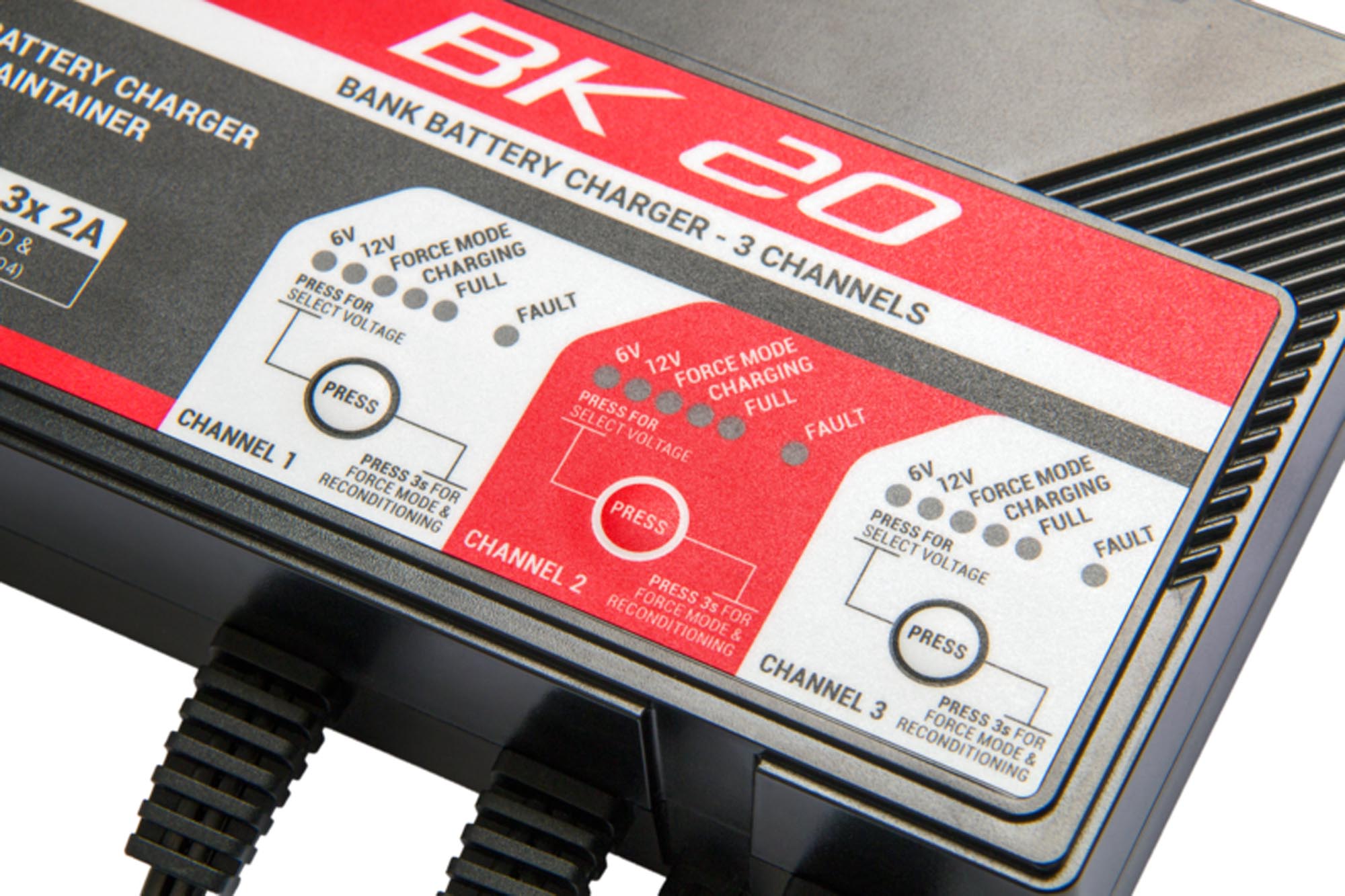 BS Battery Încărcător inteligent de baterii BK20 -6V/12V 3x2A Figura 5